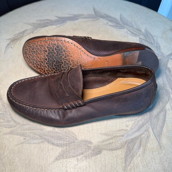 Cole Haan Mens Hayes Leather Grand Series Penny Loafers Size 10 - Picture 6 of 13